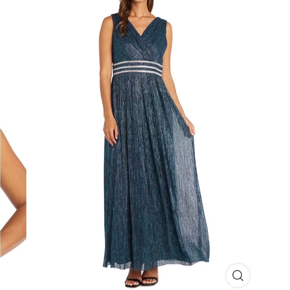 COPY - Worn Once! R&M pleated gown
